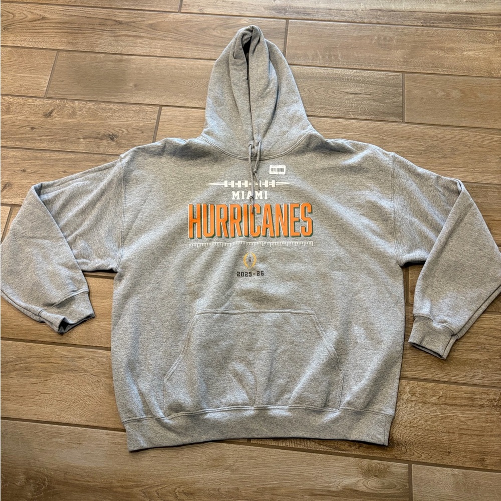 Miami Hurricanes hoodie 2025-2026 collegiate football new size XL